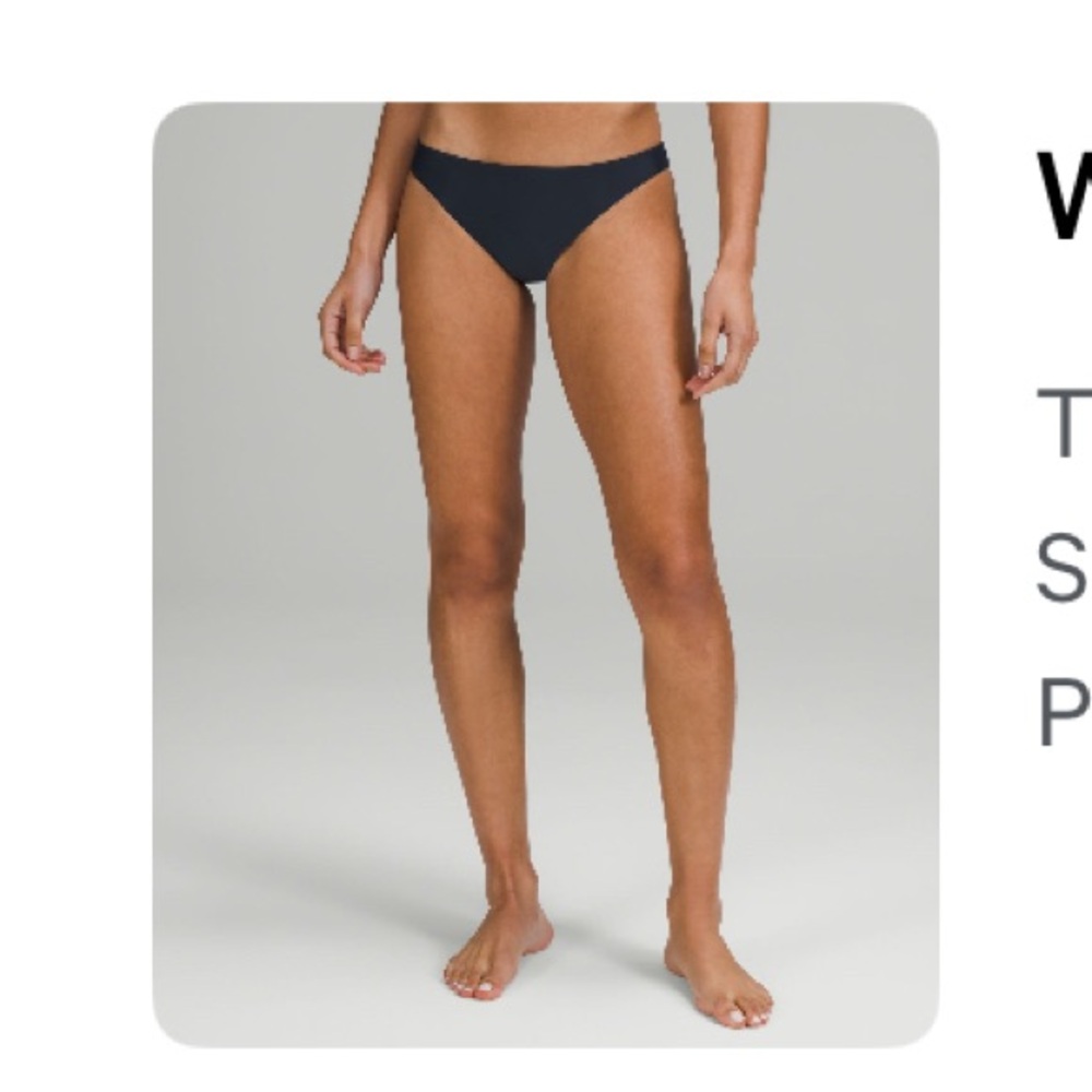 NWT lululemon athletica Waterside Bikini  Bottom in Sz. 6